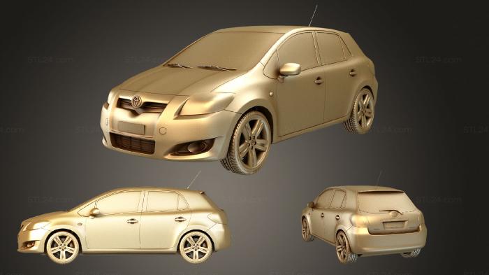 Автомобили и транспорт (Toyota Auris, CARS_3715) 3D модель для ЧПУ станка